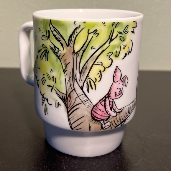 DISNEY Winnie the Pooh Piglet Ceramic Mug Cup ~ A. A. Milne & E. H. Shepard - Picture 1 of 7